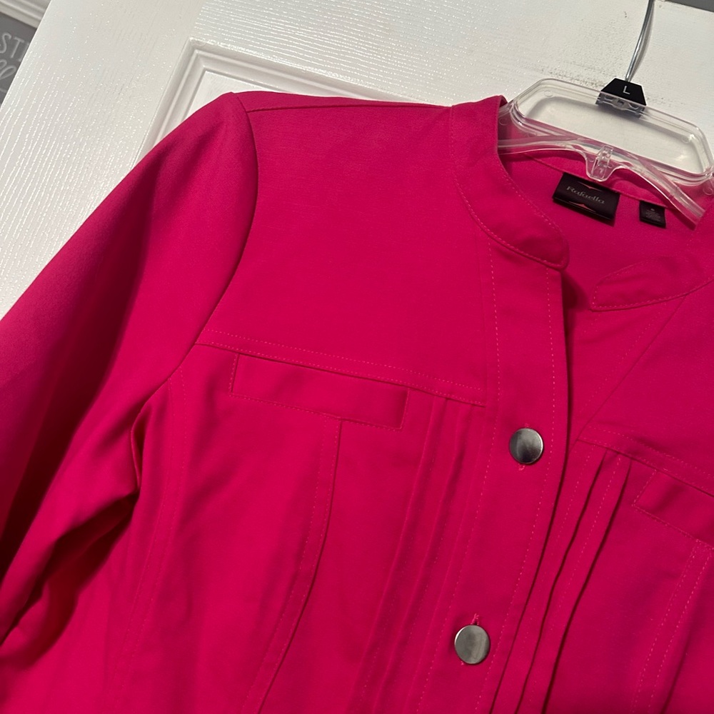 Rafaella Cropped Button Front Jacket - image 5